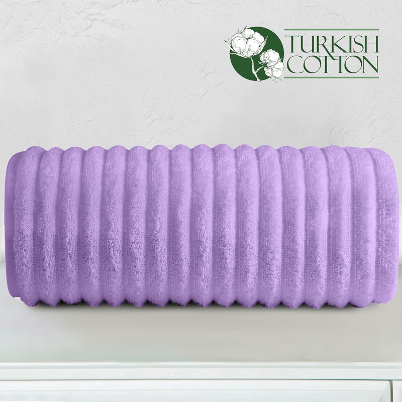 Elegant Comfort 100% Turkish Cotton Viscose Jumbo Bath Towel - Hotel Spa Quality Extra Large 35 X 70 Inch Bath Towel Ultra Soft