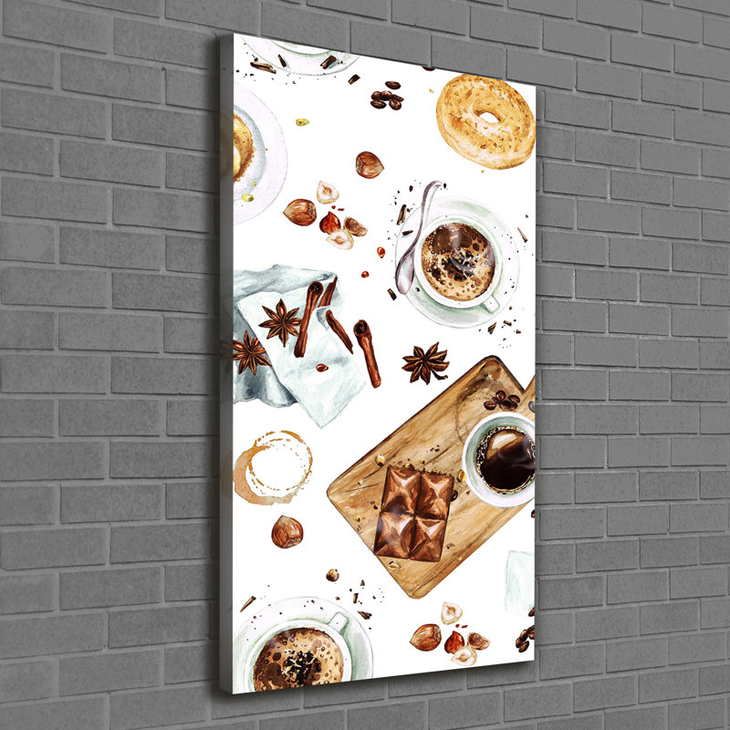 Breakfast - Wrapped Canvas Print