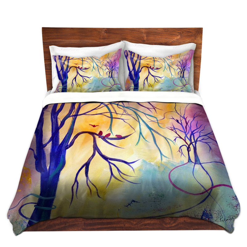 Ensemble de housse de couette du lieu de débarquement, 1 housse simple + 1 taie standard