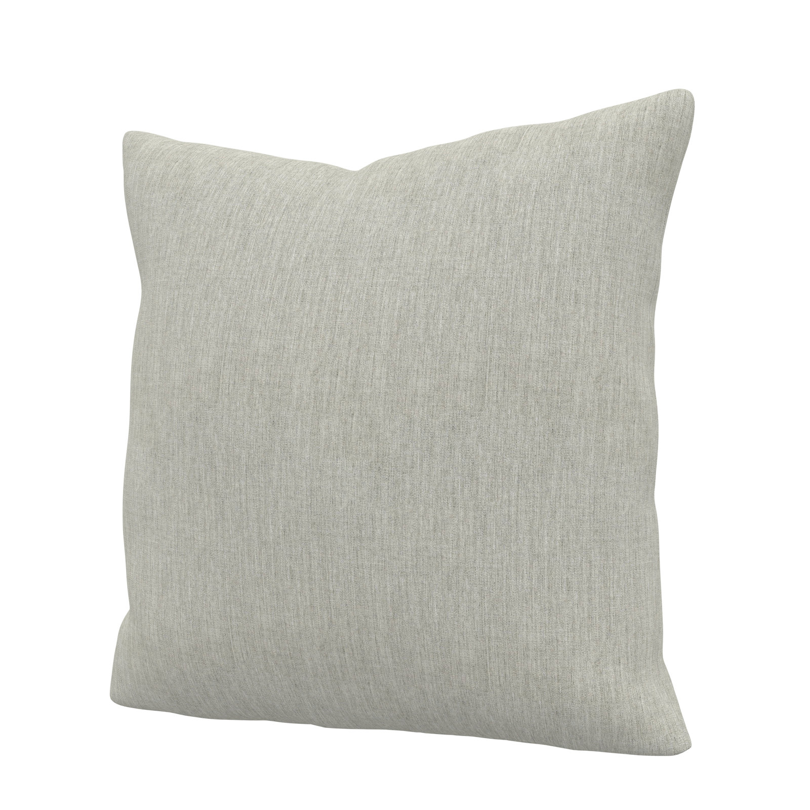 Sunbrella® Throw Pillow, Square 24", Canvas Granite Sunbrella® Canvas