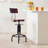 Jaquail Swivel Adjustable Height Counter Stool with Metal Frame