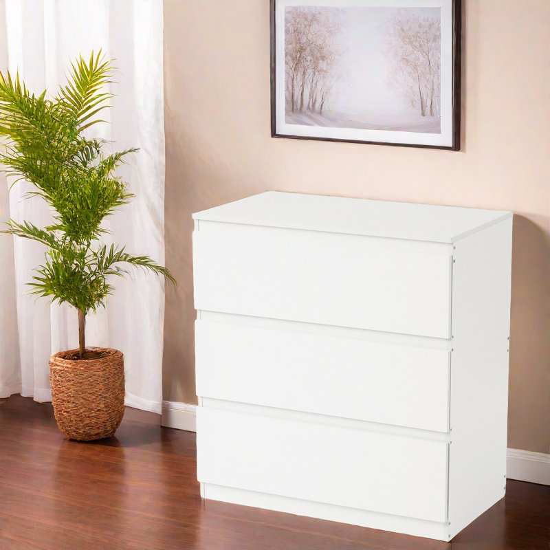 Saleta 70cm W Manufactured Wood Bedside Table