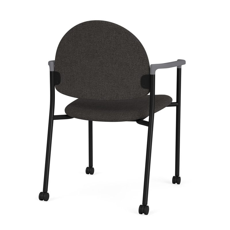 Chaise d'invité à chat avec roulettes, Noir, Bleu fumé Archetype