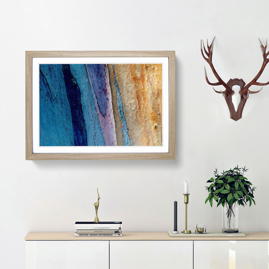 Goodbye to You in Abstract - Picture Frame Painting Print