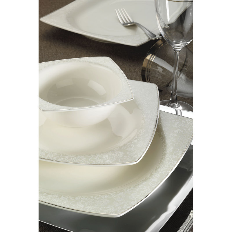 Halloran Piece Bone China Dinnerware Set - Service for 12