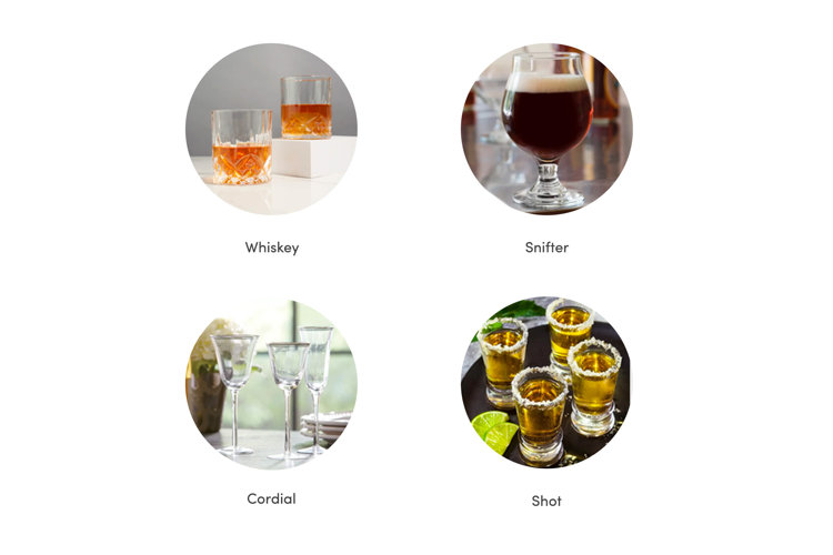 liqueur glasses types
