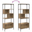 188.5cm H x 76cm W Metal Bookcase-1526256037