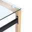 Kevon Glass Top Metal Base Dining Table