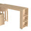 Daybed Frame with Storage Drawers,Side Shelves and Desk-2106383404-2106383400