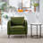 Shalon Velvet Upholstered Accent Chair with Cushion & Metal Legs-114549913