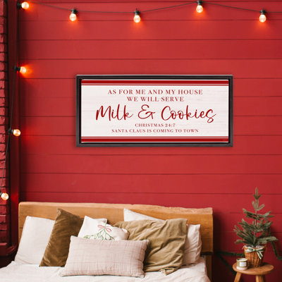 Cadre flottant We Will Serve Milk & Cookies, design par Natalie Carpentieri