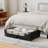 Set Of 2 Under-Bed Rolling Storage Container With Transparent Cover, Versatile Space-Saving Design, And Smooth-Glide Multi-Directional Wheels