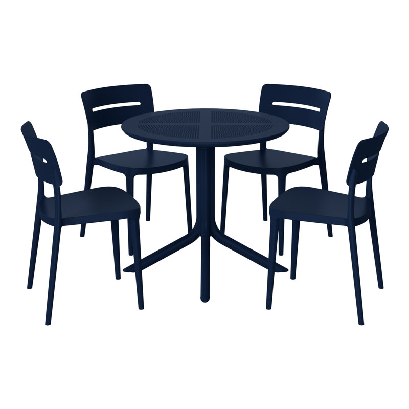 Ensemble repas extérieur pour 4 personnes, Marine