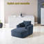 Très grand fauteuil inclinable en velours côtelé-2027066282