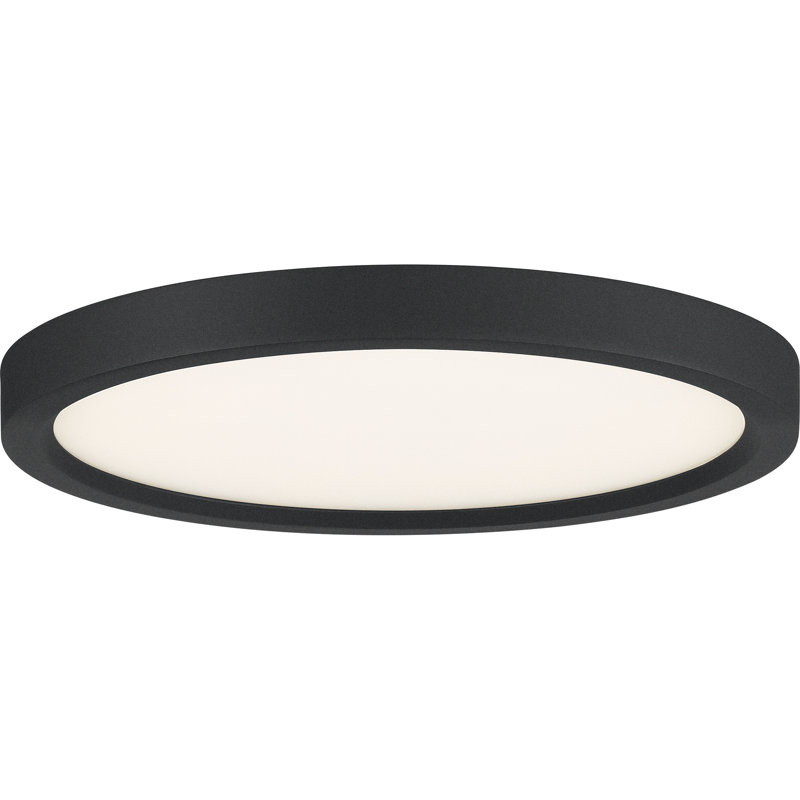 Outskirts Acrylic LED Flush Mount, 1" H x 11" W x 11" D