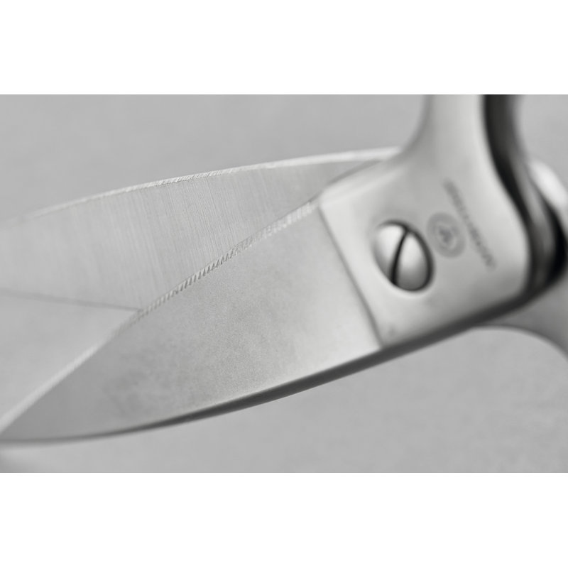 WÜSTHOF 8.5" Brushed Stainless Steel Kitchen Shears