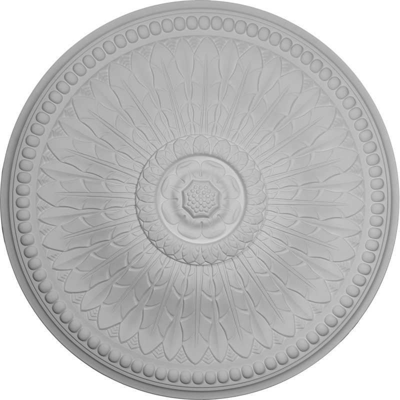 Endurathane Springtime Ceiling Medallion, 42 1/2"OD x 4 5/8"P (Fits Canopies up to 9 3/8"), Hand-Painted Americana Finish