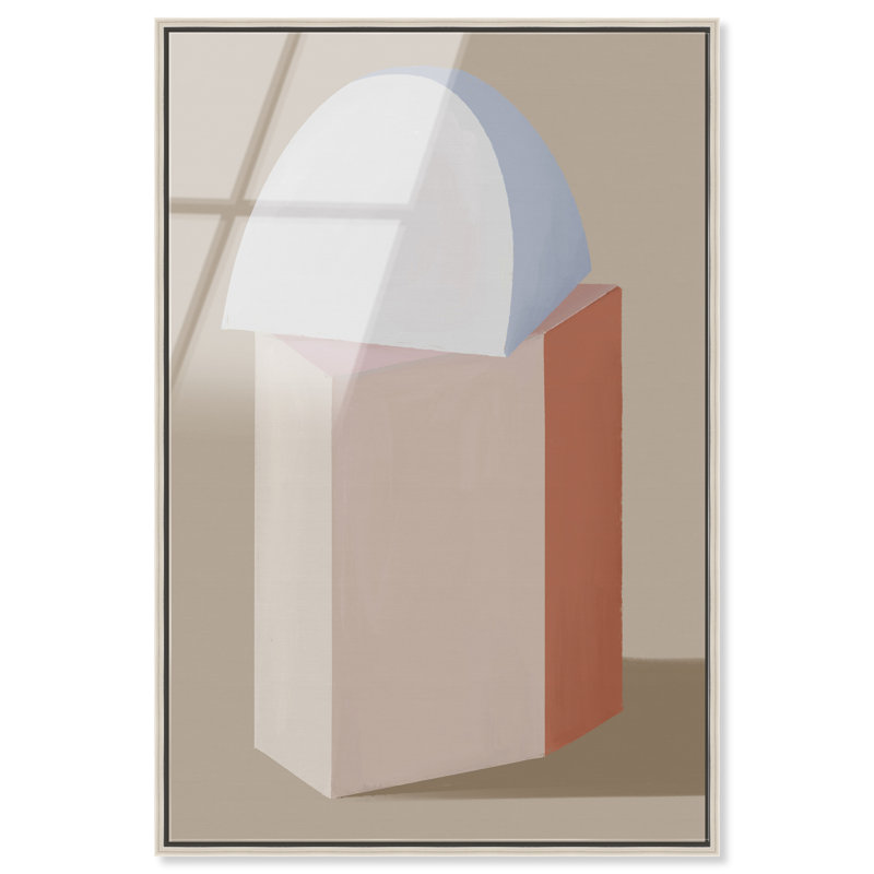 Sculptural Composition High-Gloss Frameless Acrylic Glass Wall Art Abstract Print by Oliver Gal, Ready to Hang, 10 x 15