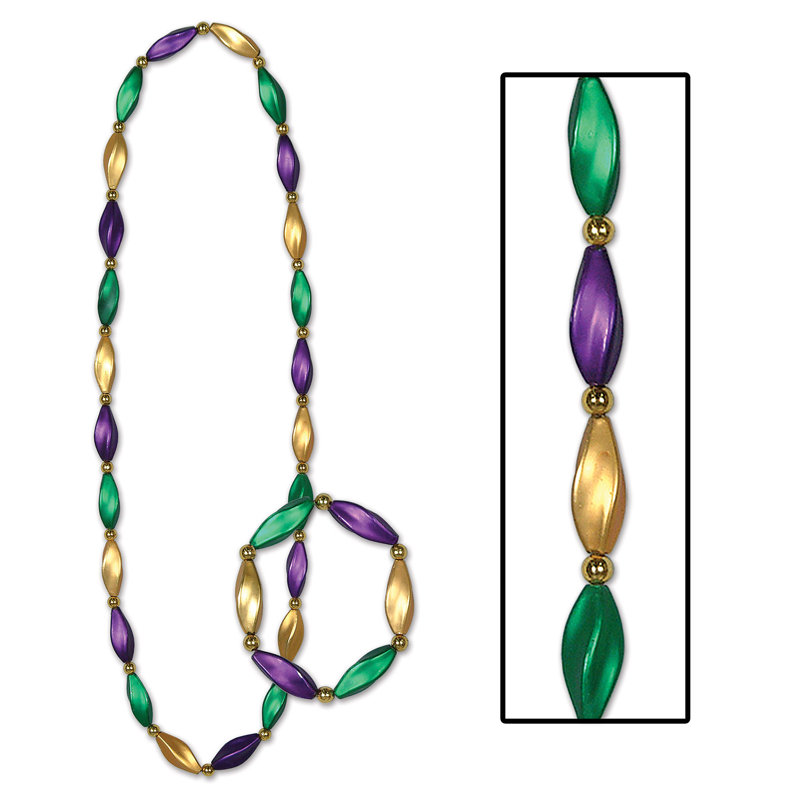 Satin tourbillon de perles / ensemble de bracelets