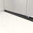 North American Frameless Double Sliding Matte Black Shower Door With Adjustable Soft Closing Function 8Mm Tempered Glass With Nano Easy Cleaning And Stick Explosion-Proof Menbrance