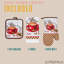 PREMIUS 3 Piece Printed Kitchen Linen Set, Coffee Time, 1 Cotton Towel, 1 Pot Holder, 1 Oven Mitt