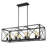 Maly 8 - Light Matte Black Kitchen Island Pendant