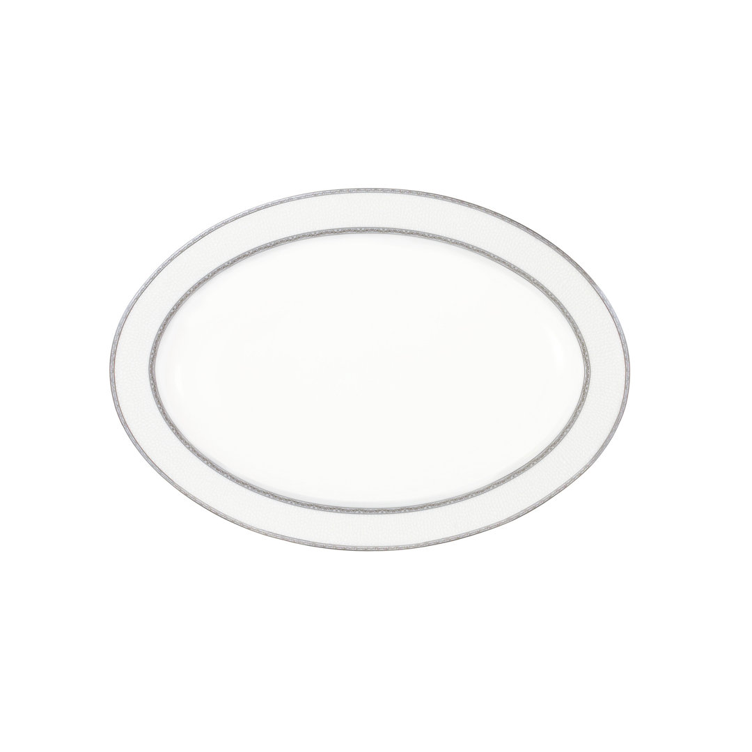Lorren Home Trends La Luna Bone China Platter Lorren Home Trends