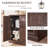Niyah 58"  Buffet Cabinet with Storage, Sideboard Buffets Cabinet with 4  Doors and 2 Drawers-797147071