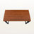 Perry Cherry Finish Height Adjustable Computer Desk With Metal Leg, 29.36" H X 47.14" W X 23.45" D