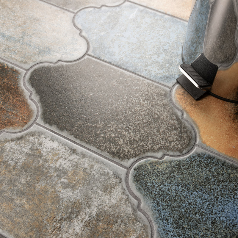 Carreau de porcelaine rétro pour mur et plancher 6 po x 13 po Dorne Provenzal