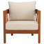 Owen Solid Acacia Wood Outdoor Lounge Chair Set