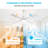 Dc Motor 4 Solid Wood Blades Indoor Ceiling Fan With Light Kit-581346357-581346358-590345124