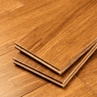 Bamboo Design & Architecture Densified Solid Bamboo T&G Flooring - Mocha