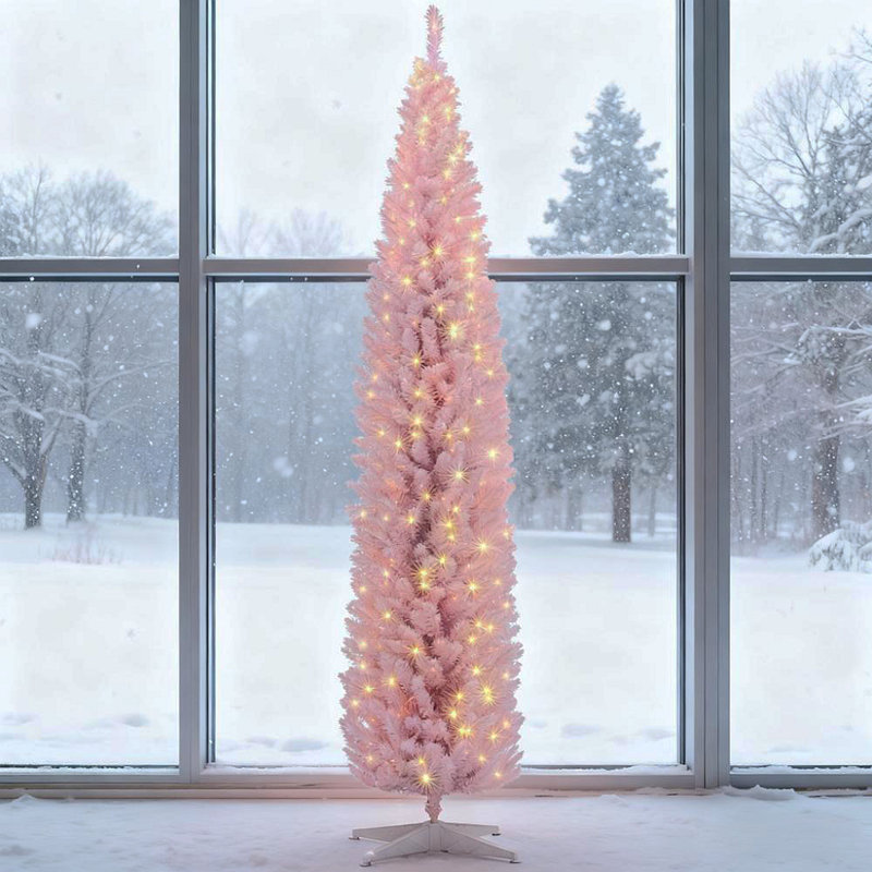 8Ft Pencil Christmas Tree