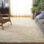 Abriel Solid Color Handmade Wool Area Rug in Ivory-798051868