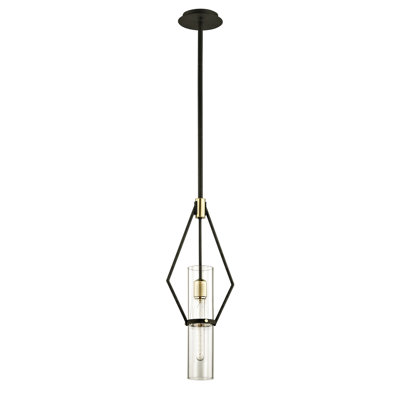 Luminaire suspendu géométrique à 1 lumière Raef