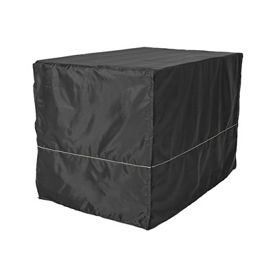 Housse pour cage de niche en polyester 36 pouces, noir