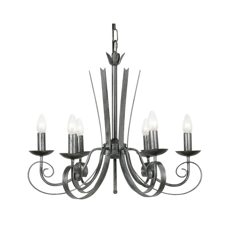 Bragenham 6 - Light Candle Style Chandelier