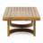 Outdoor Acacia Wood Loveseat And Coffee Table Set With Cushions