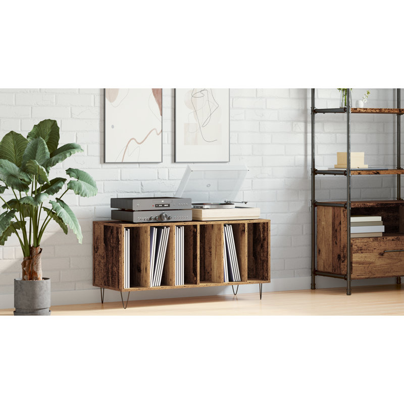 Hanlin Rectangle Accent Cabinet, Old Wood