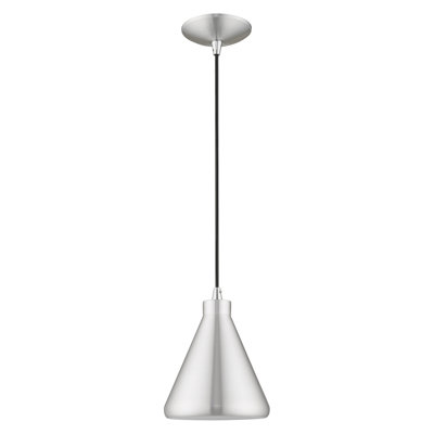 Luminaire suspendu conique à 1 lumière Schultz