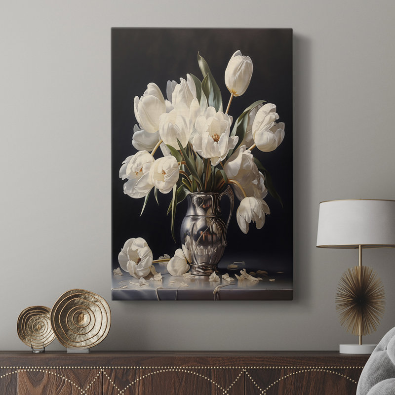 FLORAL Series DCCVII - Gallery Cavas, H 27 po x l 18 po