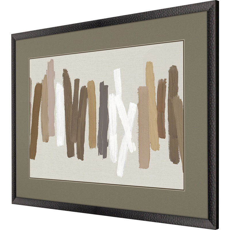 Strokes In Brown II Print by Roberts