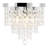 Salley 5-Light 11" Crystal Flush Mount-743534979