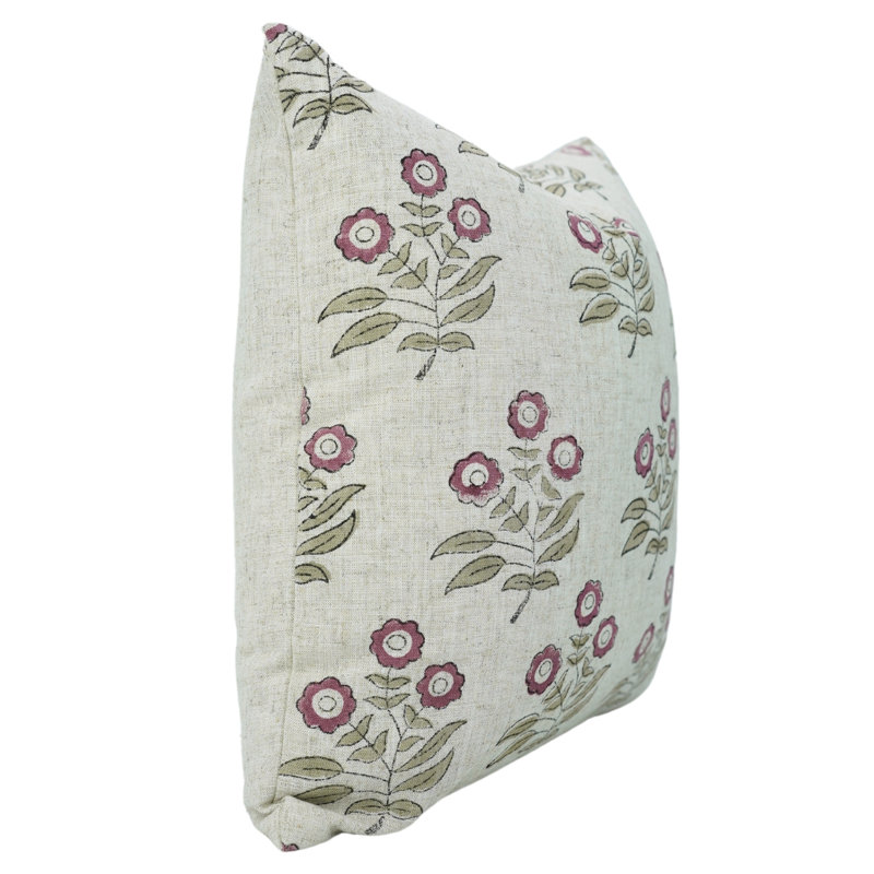 Housse de coussin, décoration pour la maison, housse de coussin décorative pour le salon, divan, rose, Neha, Carrée