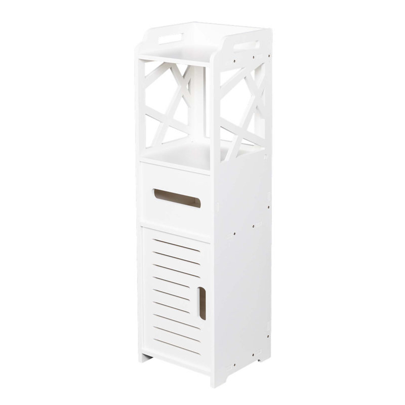 Armoire de rangement à 3 niveaux avec 2 portes