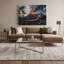«Hawaiian Volcanoes», art mural sur toile grise-1107571238