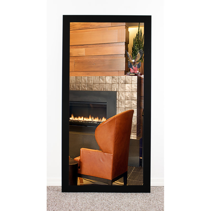 Miroir pleine grandeur Hast Coastal, H 72 po x l 39 po, Noir