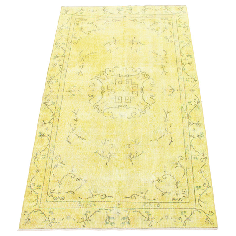 Tapis jaune clair transitionnel 5 pi 2 po x 9 pi 2 po