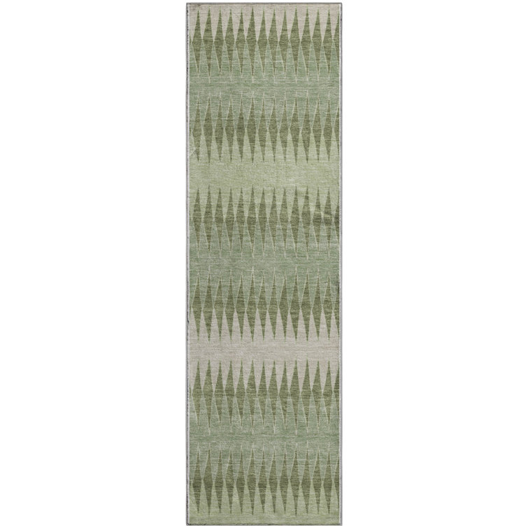 Premium Machine Washable Prisco Aloe Rug